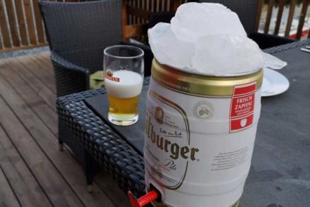 Ein "Döschen" Bier ist Pflicht, wenn die Rutentreter grillen | © 2022 Rutentreter.de