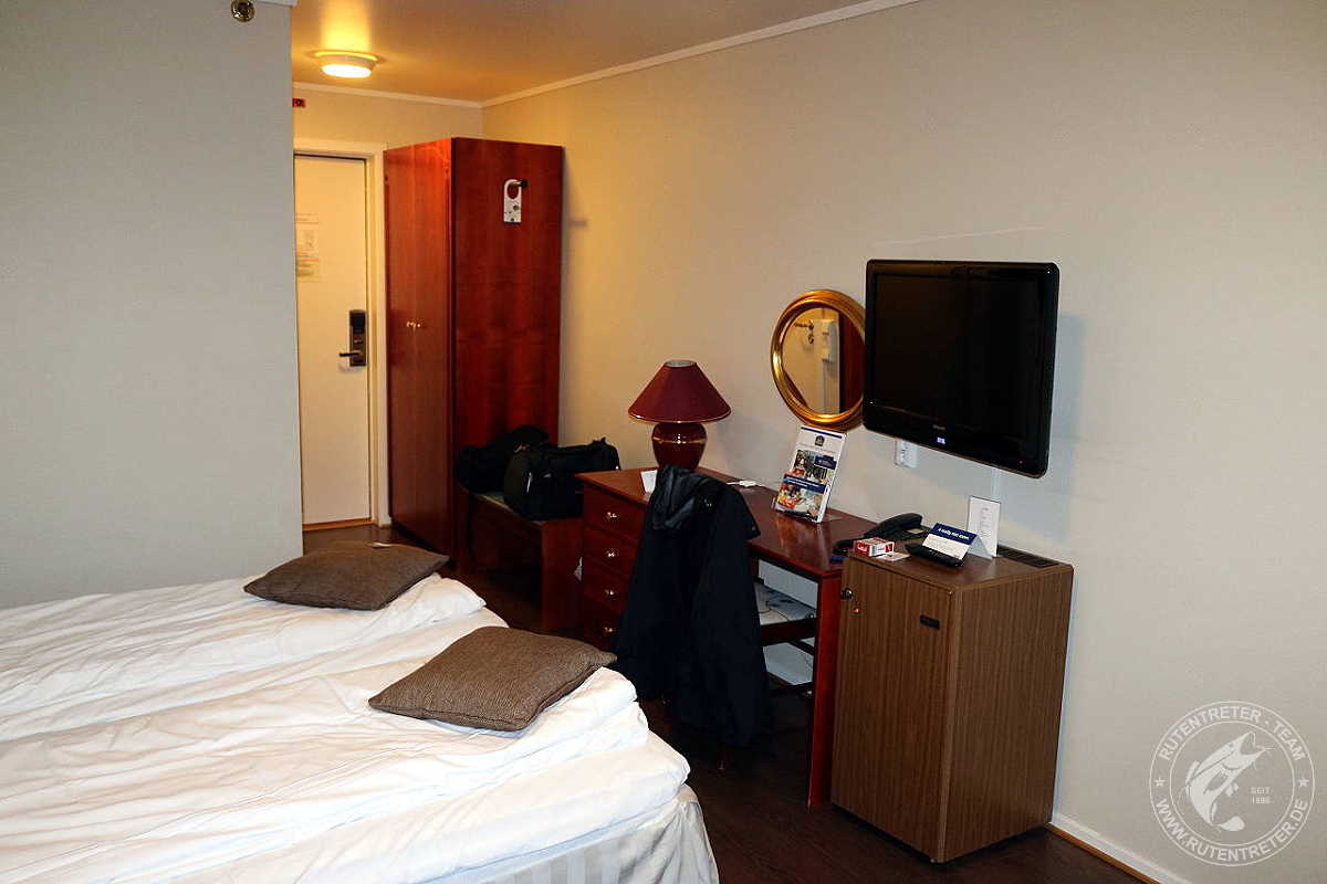 Broesels Zimmer im Hotel Tingvolt in Steinkjer (Zwischenübernachtung) | © 2016 Rutentreter.de