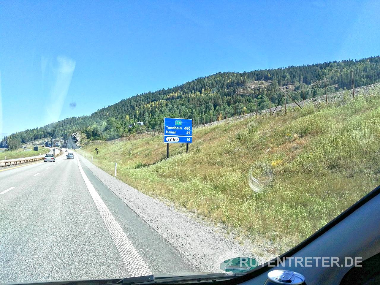 Noch 466 km bis Trondheim | © 2018 Rutentreter.de